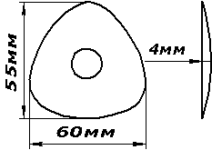 Размер портновских мелков